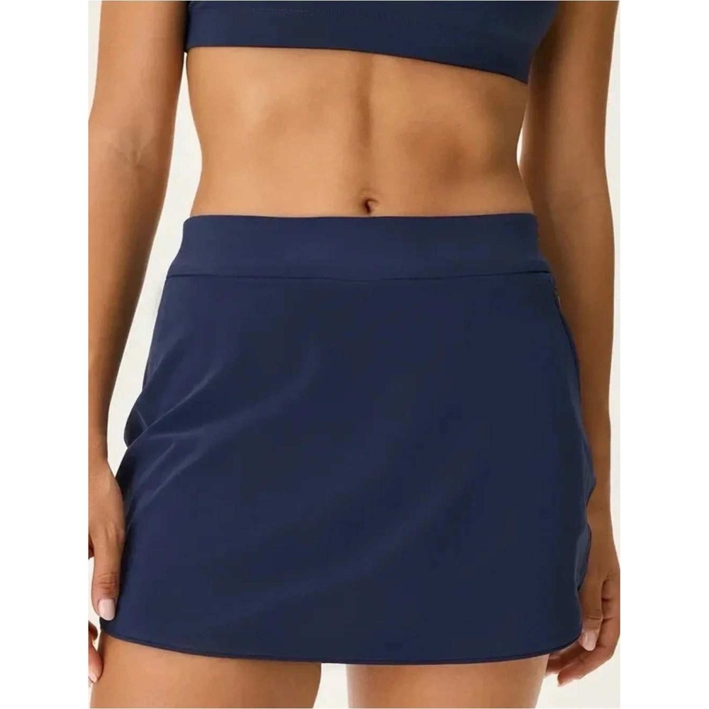 Outdoor Voices Navy Blue Mesh Back The Exercise Skort Size Small